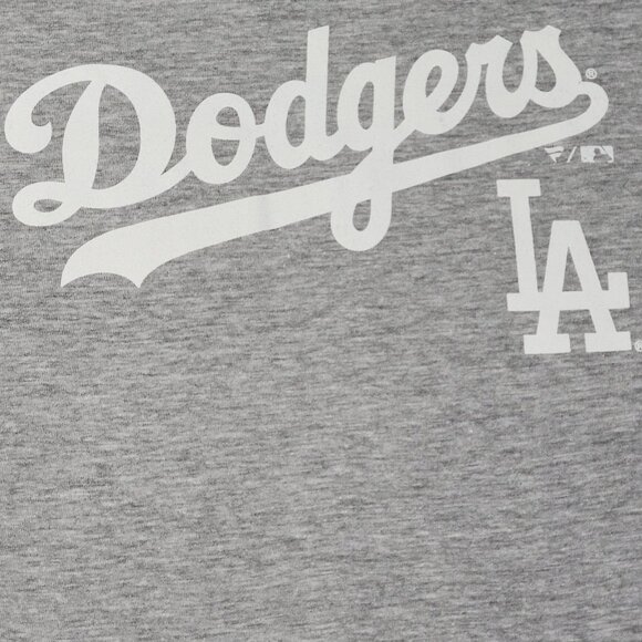 Los Angeles LA Dodgers T Shirt Womens Size 3XL Gray V-Neck Fanatics MLB Baseball - Picture 3 of 8